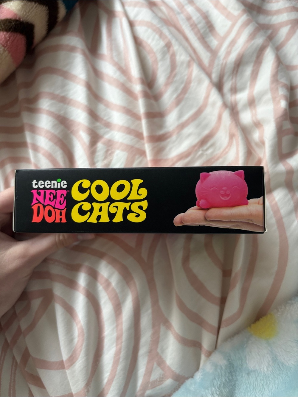 Teenie Nee Doh Cool Cats Squishy Set - Pink, Purple, Teal, Orange - Picture 5 of 5